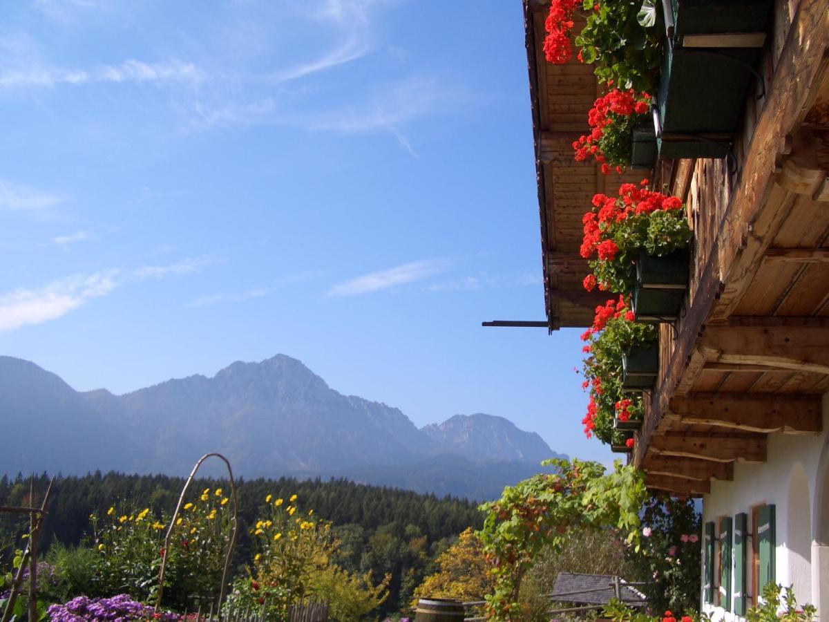 Huberbauernhof Ferienwohnungen Piding Esterno foto